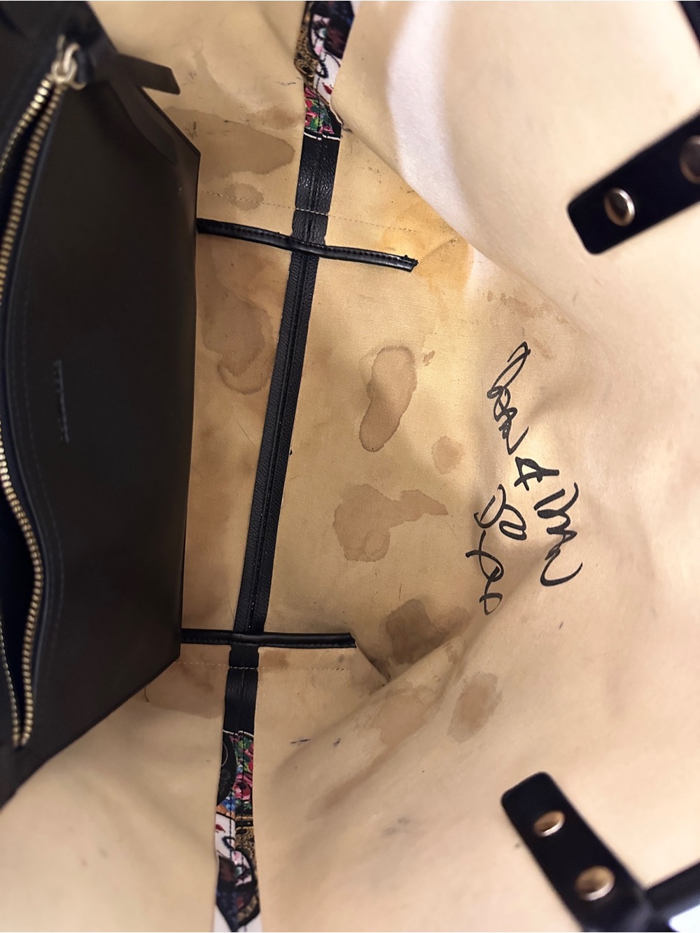 DSQUARED2 Black & White Matryoshka Print Tote - Picture 5 of 5